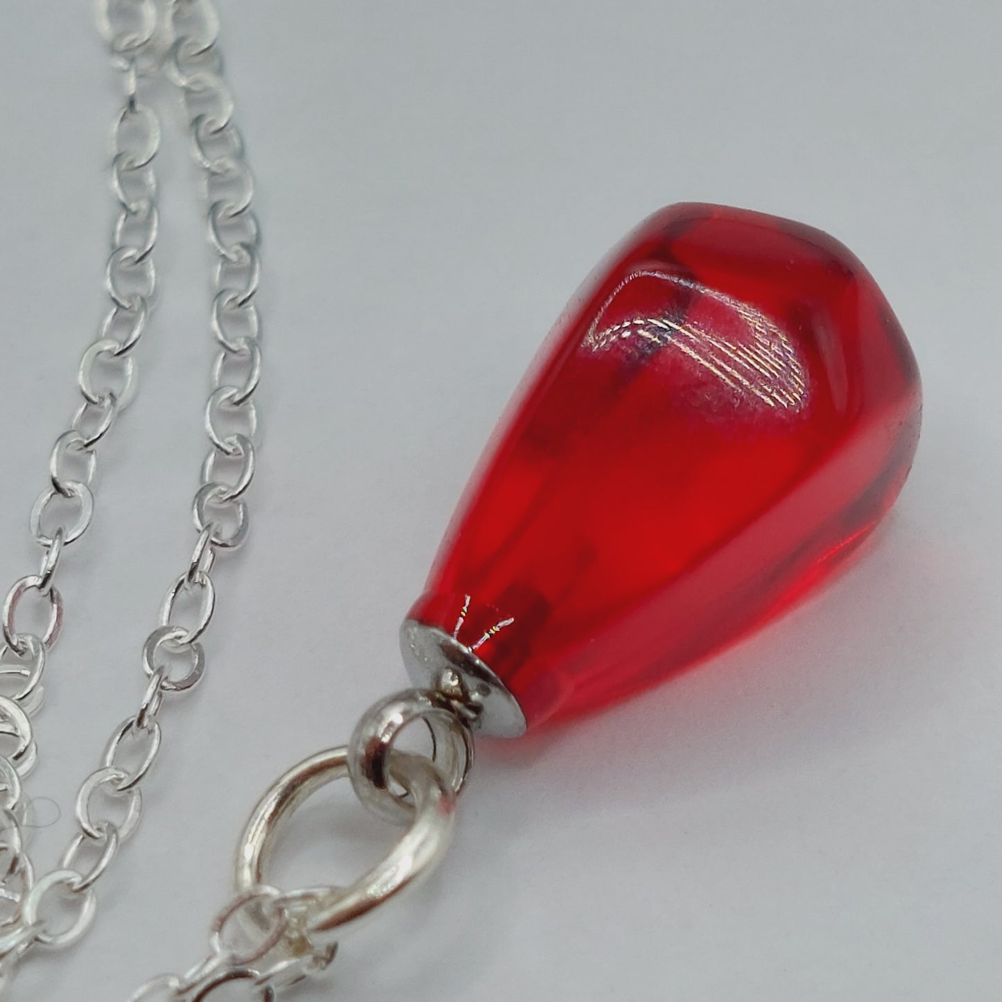 925 Sterling silver pomegranate seed jewelry with glass beads