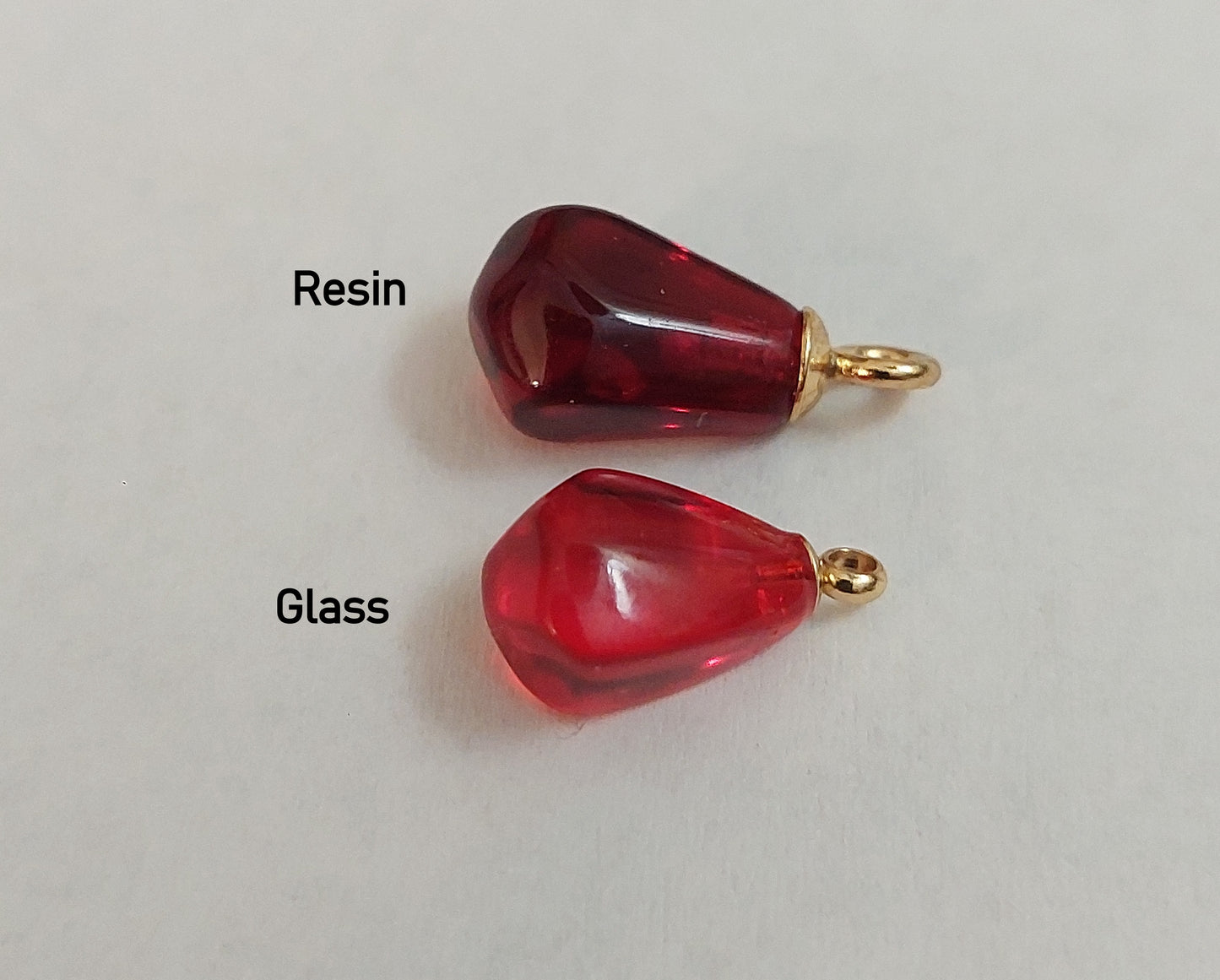 18K gold plated stainless steel Y shape handmade non tarnish pomegranate seeds necklace