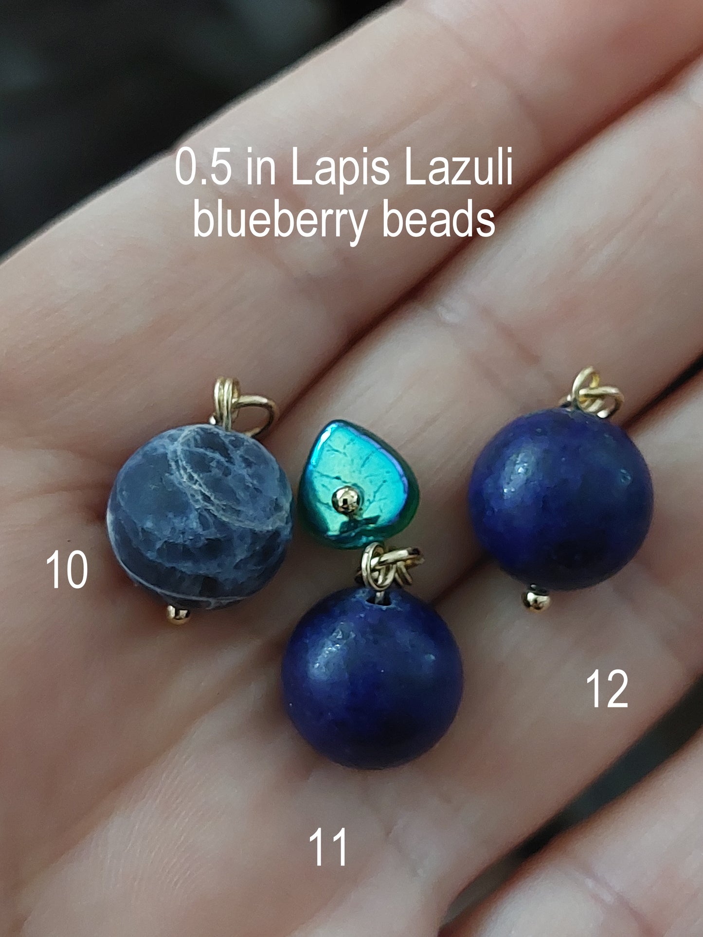 Glass berries and fruits beads for jewelry making, ready to make jewelry