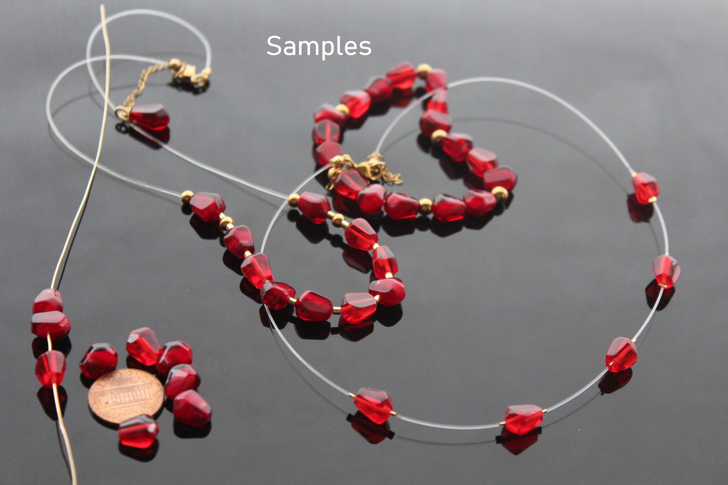 5, 10, 15, 20 ... Pc Loose Red Pomegranate Resin Seed Beads, Resin charms for jewelry making