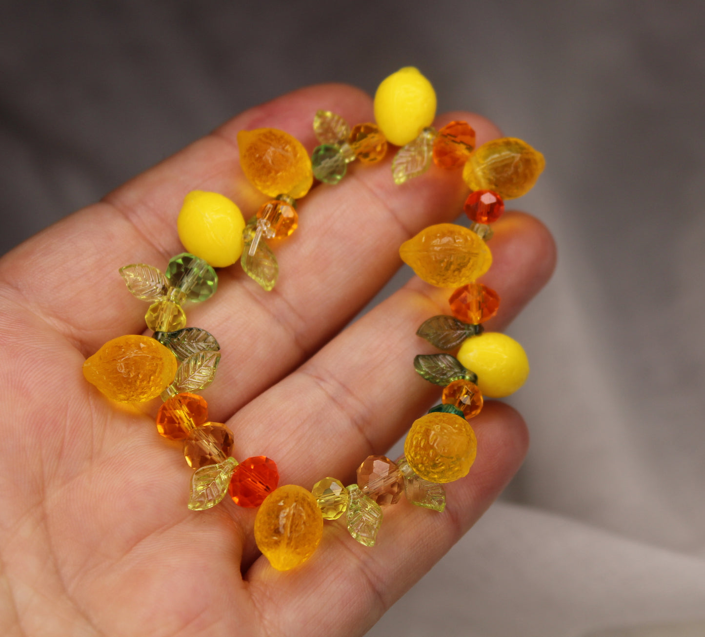 Lemon charms for jewelry making , Ready to make jewelry findings