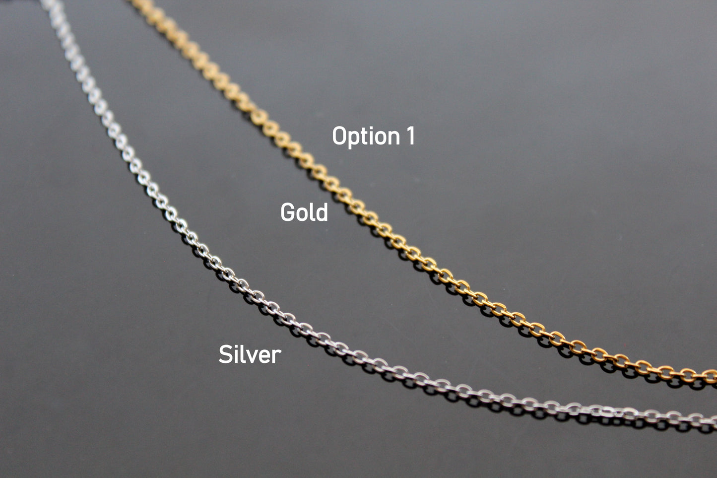 1,2,3,5,10,20 High quality surgical stainless steel colorfast chains with extension guaranteed good quality