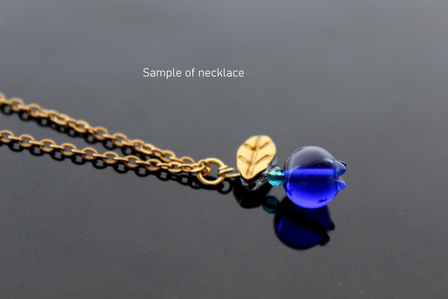 Glass Blueberry charms for jewelry making with silver and gold hooks and glass leaves