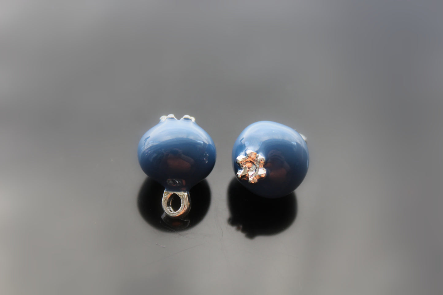 DIY Enamel Blueberry Pendant for jewelry making