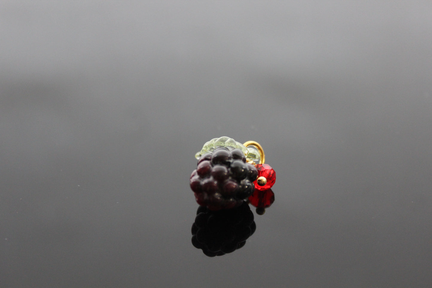 Resin Raspberries for jewelry making with stainless steel parts