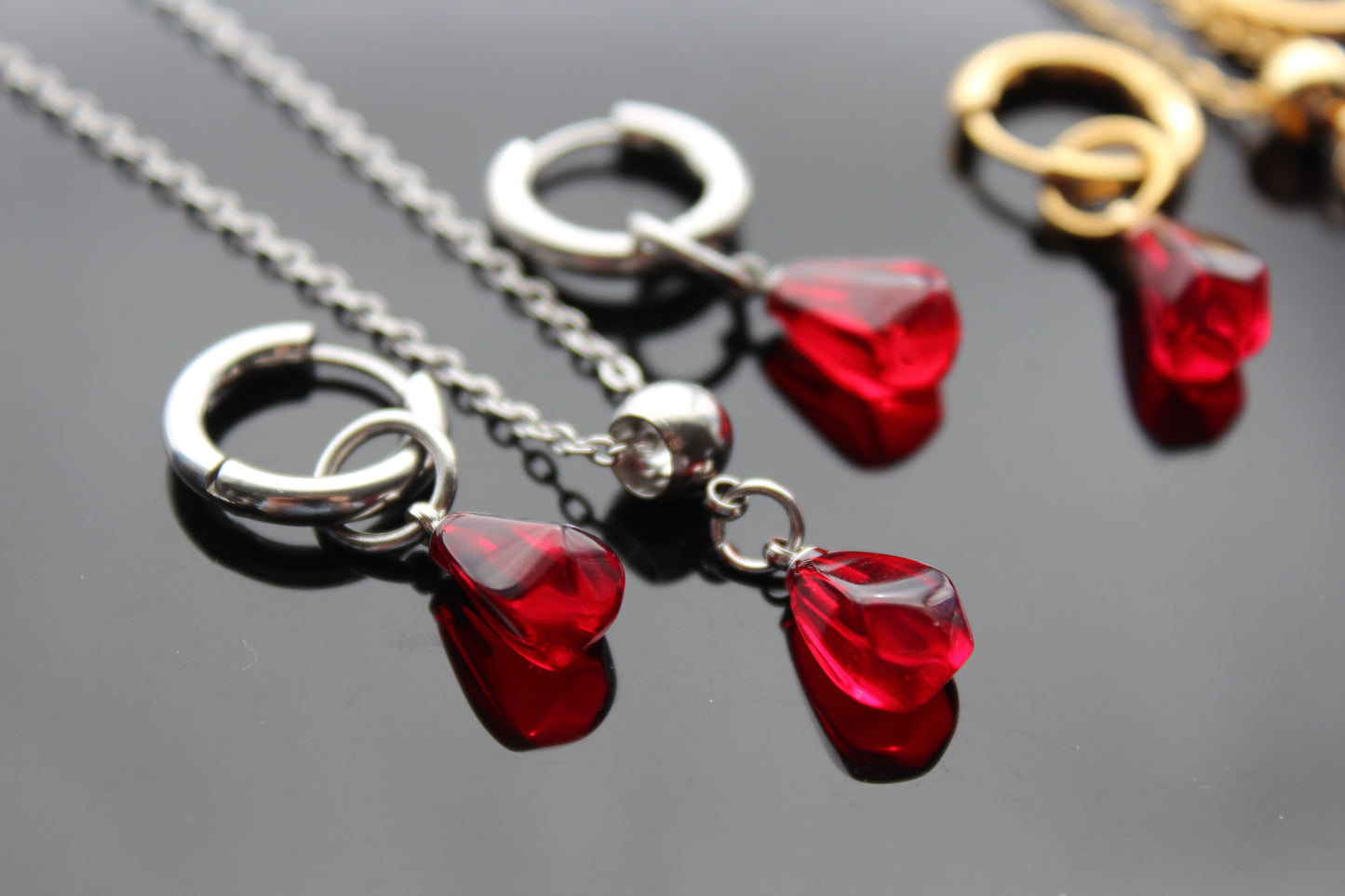 Pomegranate jewelry set