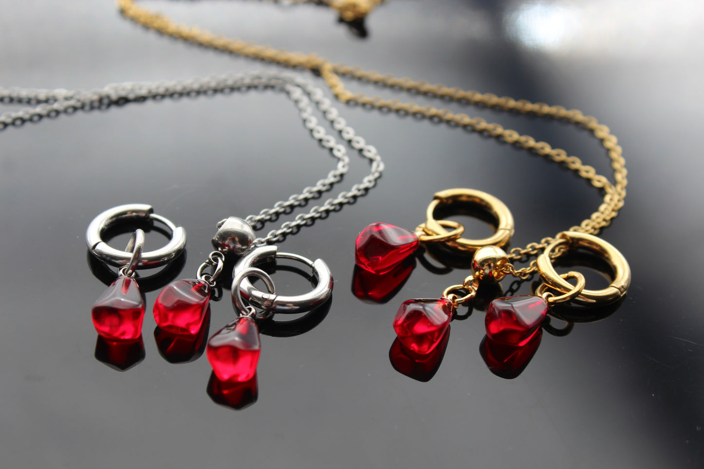Pomegranate jewelry set