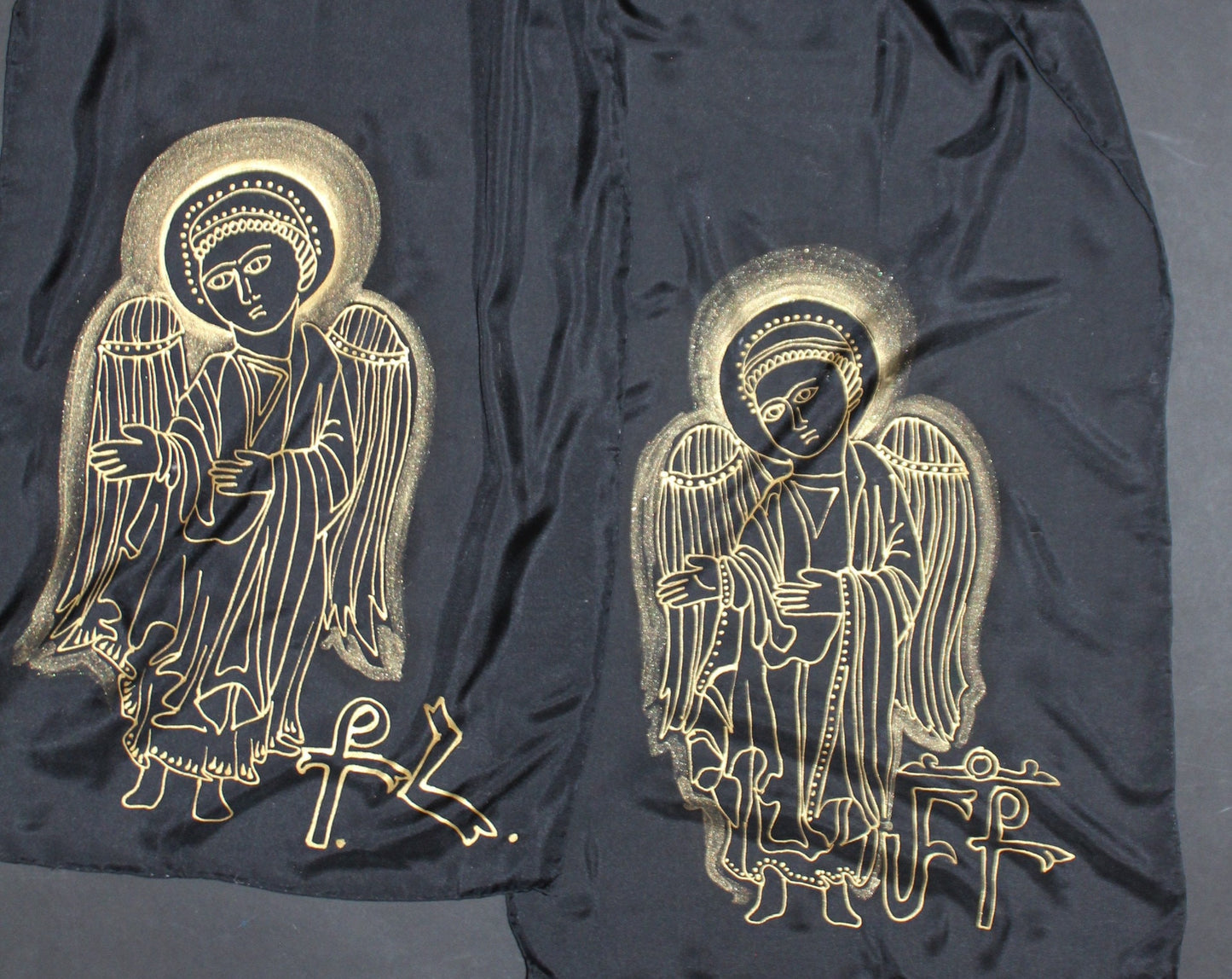 Shipping from US,Hand painted silk scarf, Armenian church head cover,Armenian church accessory for woman,holy spirit,Easter gift