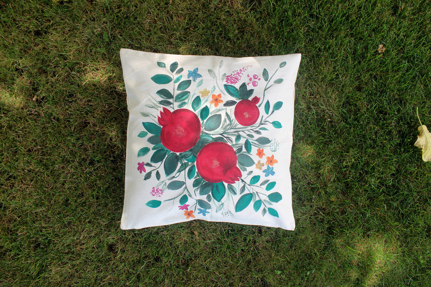 Hand painted Pillow case