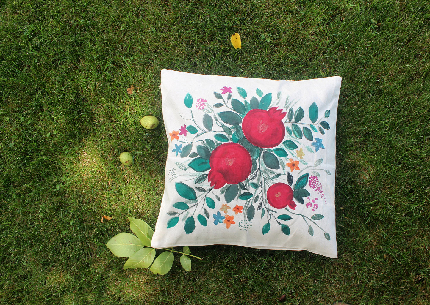 Hand painted Pillow case