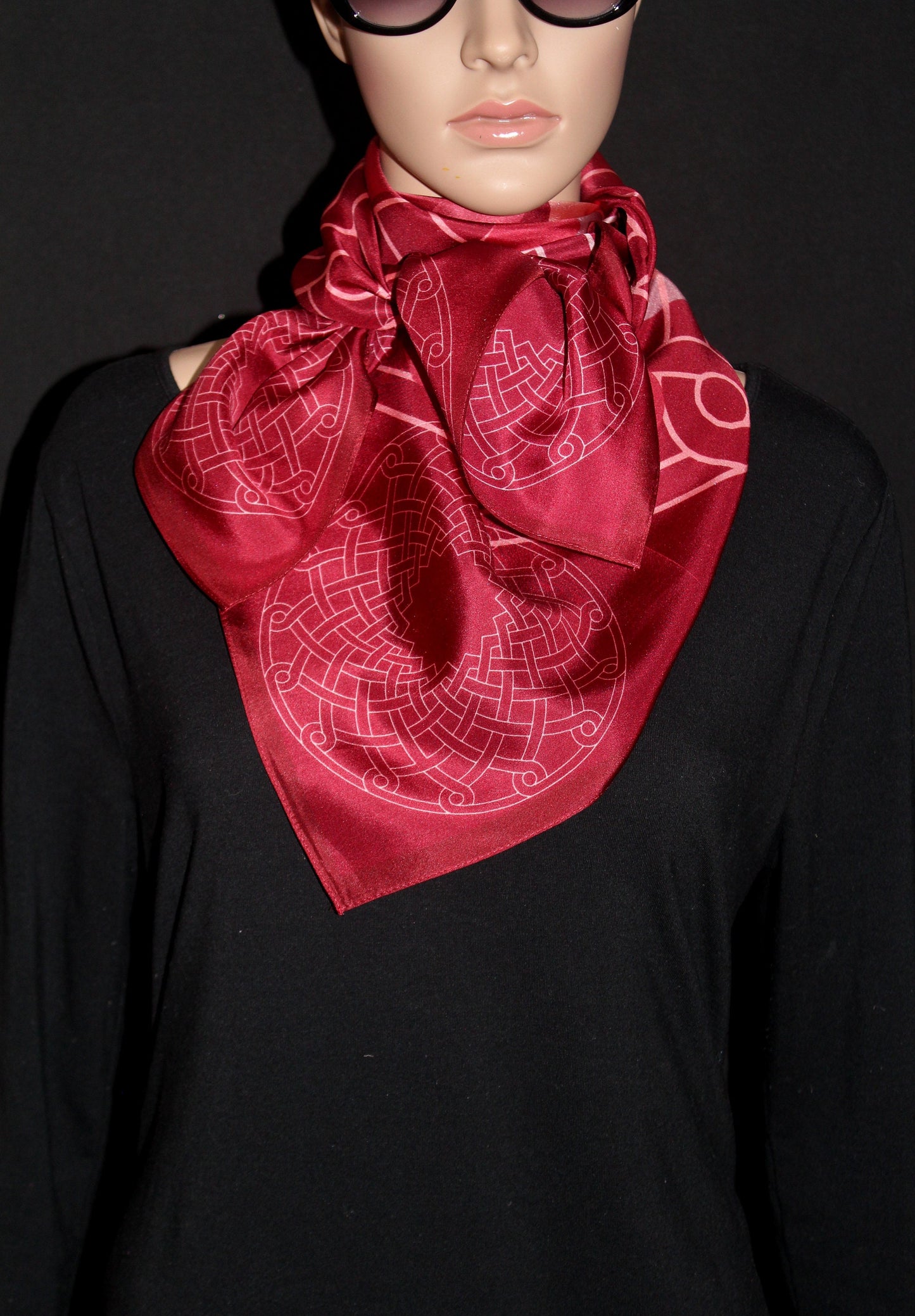 Armenian alphabet Silk scarf perfect gift for mother, for her