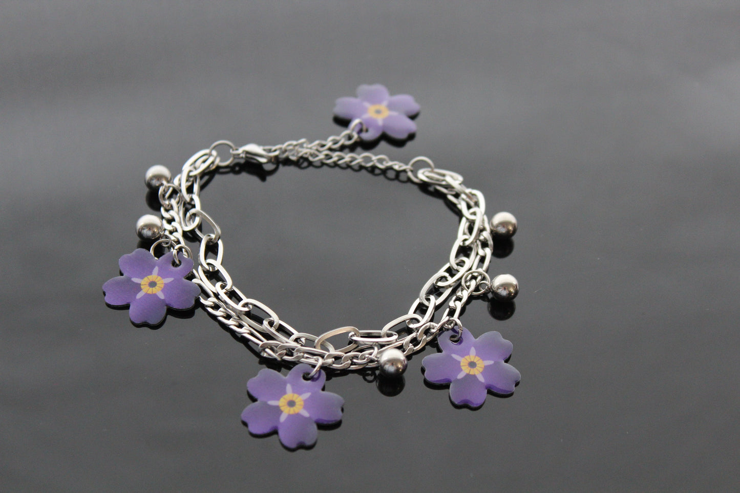 Forget me not bracelet