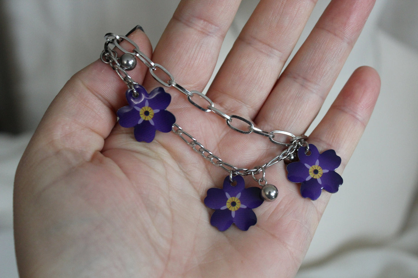 Forget me not bracelet