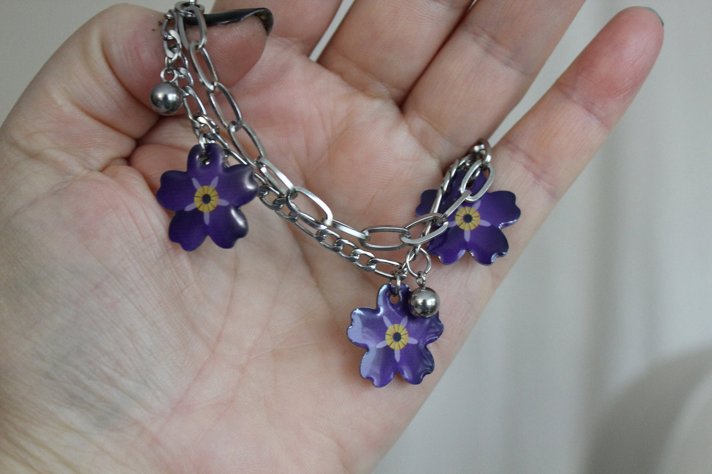 Forget me not bracelet