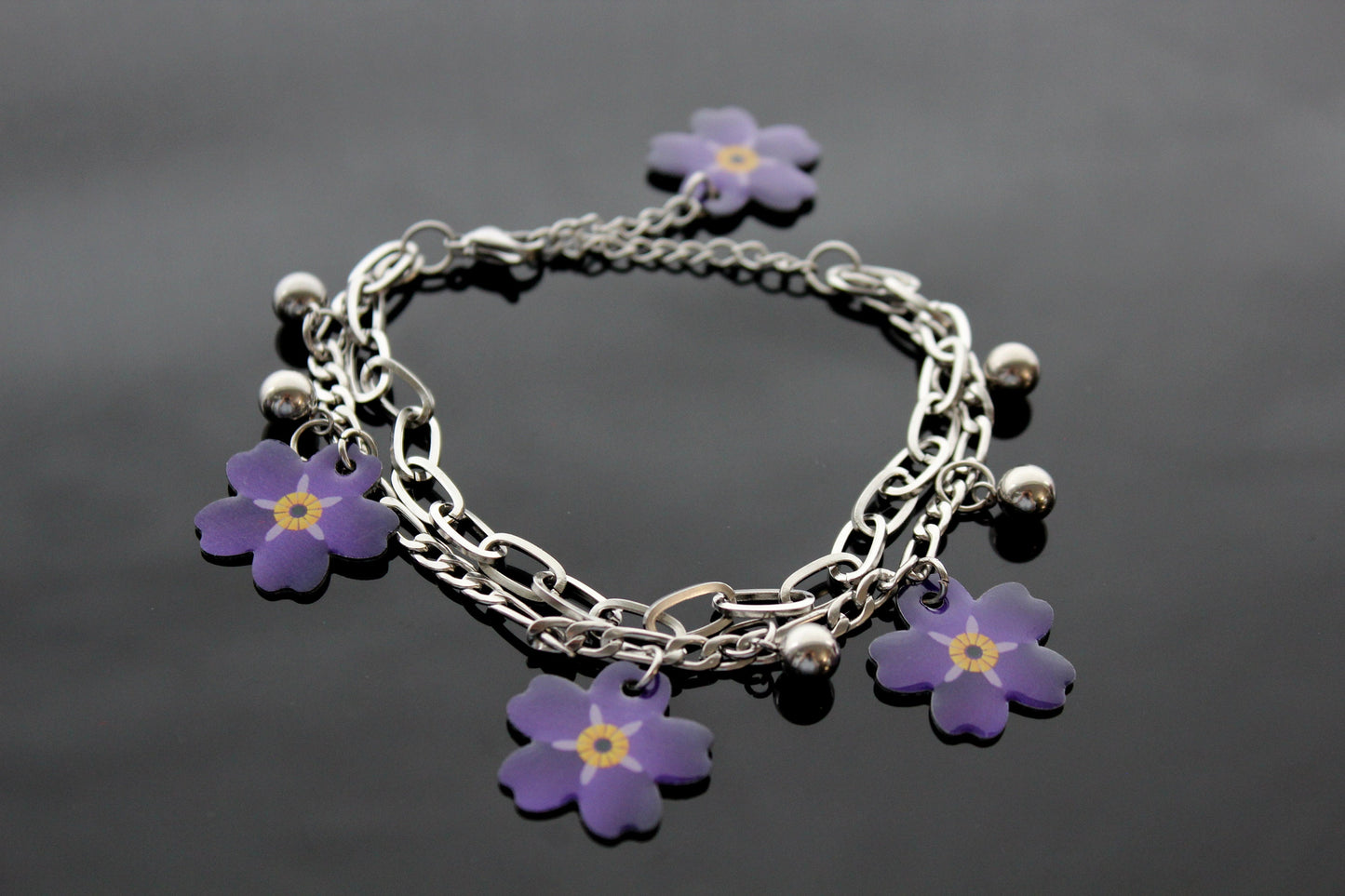 Forget me not bracelet