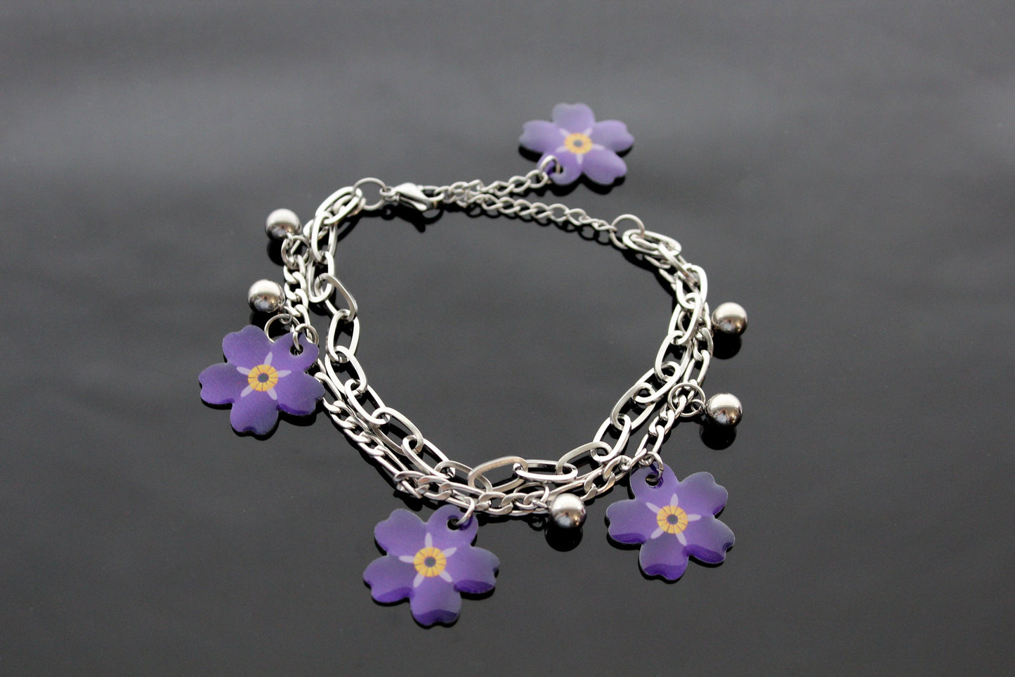 Forget me not bracelet