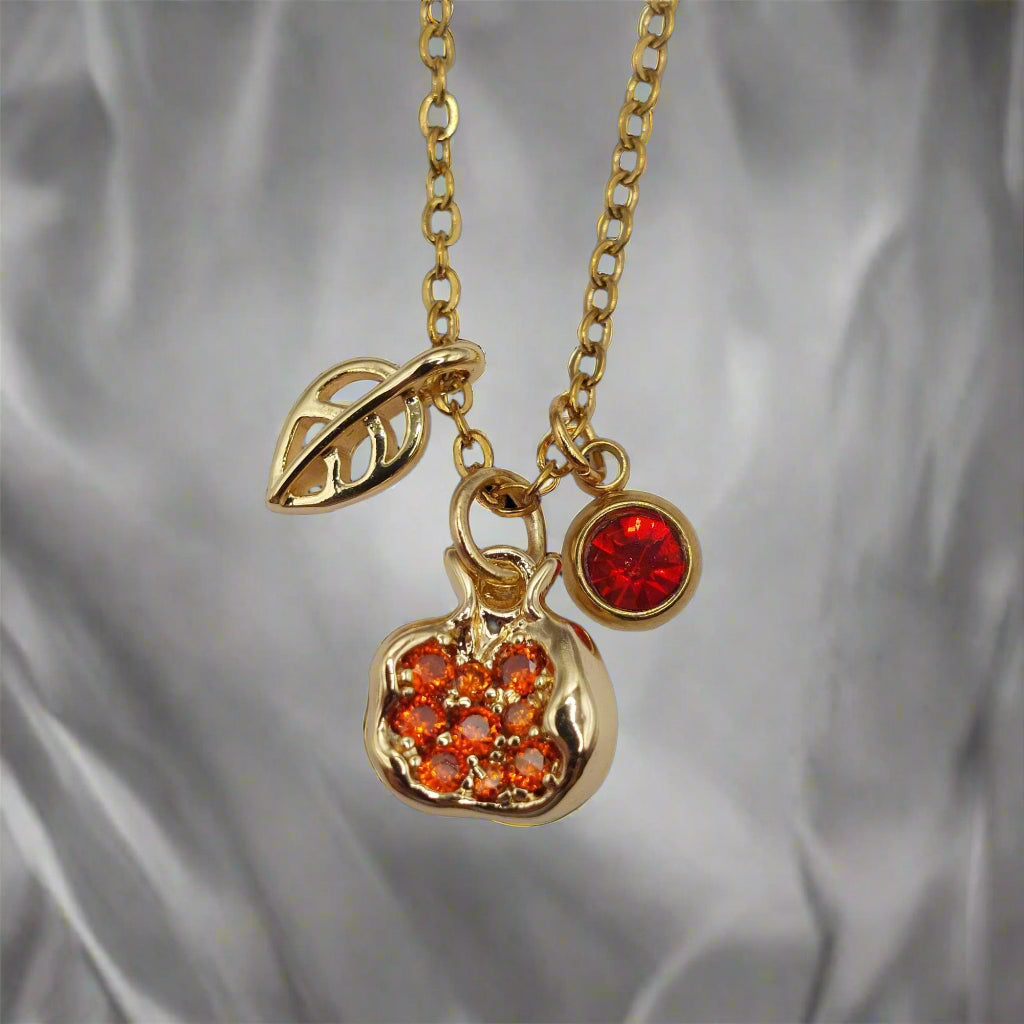 Pomegranate necklace