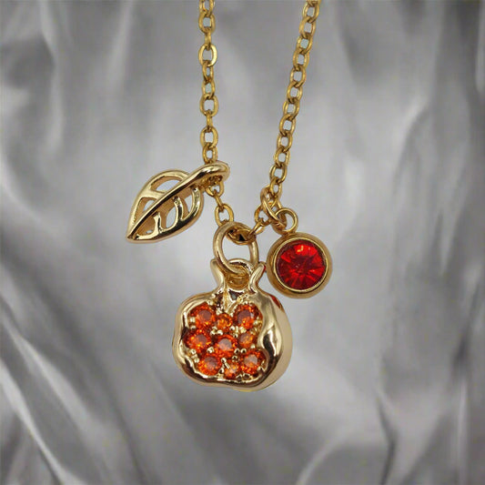 Pomegranate necklace
