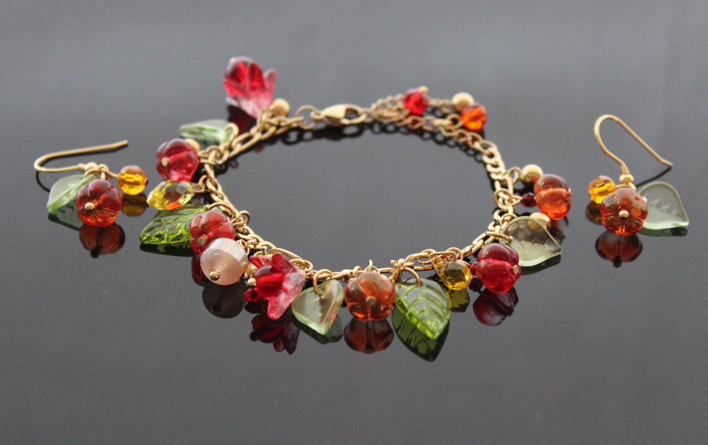 Pumpkin jewelry set