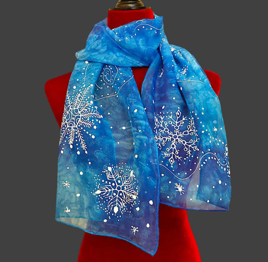 Hand painted Winter scar