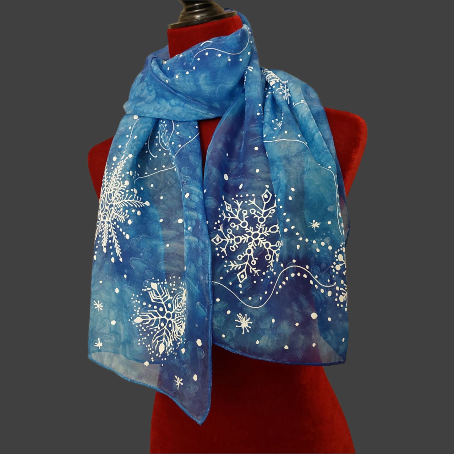 Hand painted Winter scar