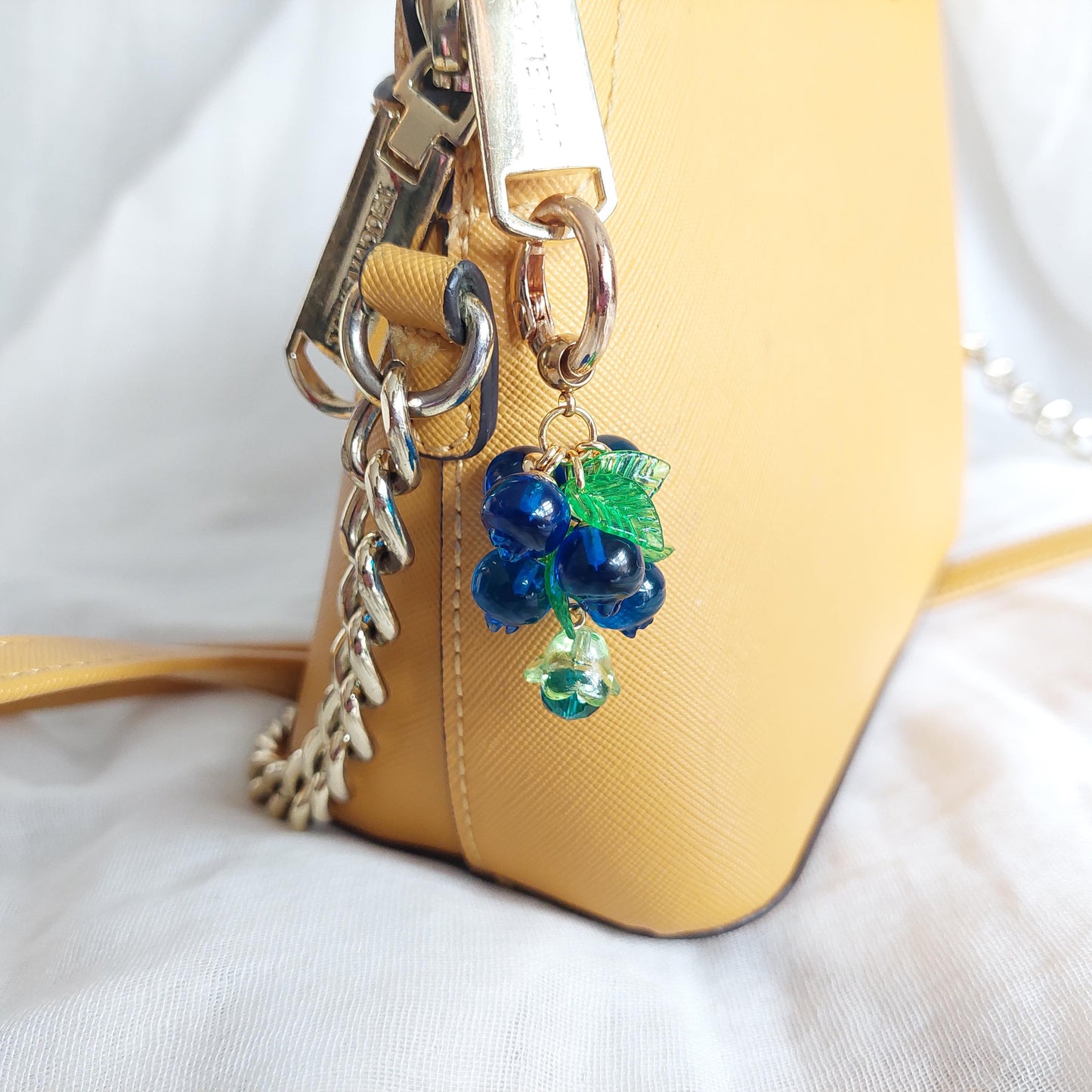 Fruit Key Chain Bag jewelry Hand Made Bag Accessory Resin beads