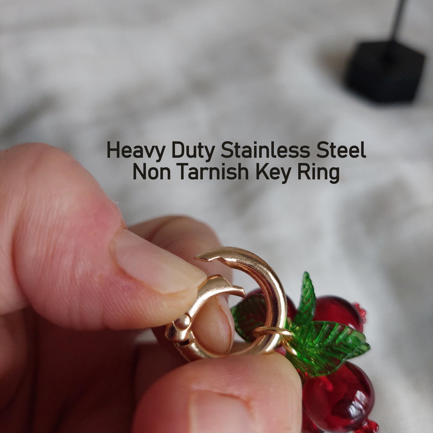 Fruit Key Chain Bag jewelry Hand Made Bag Accessory Resin beads