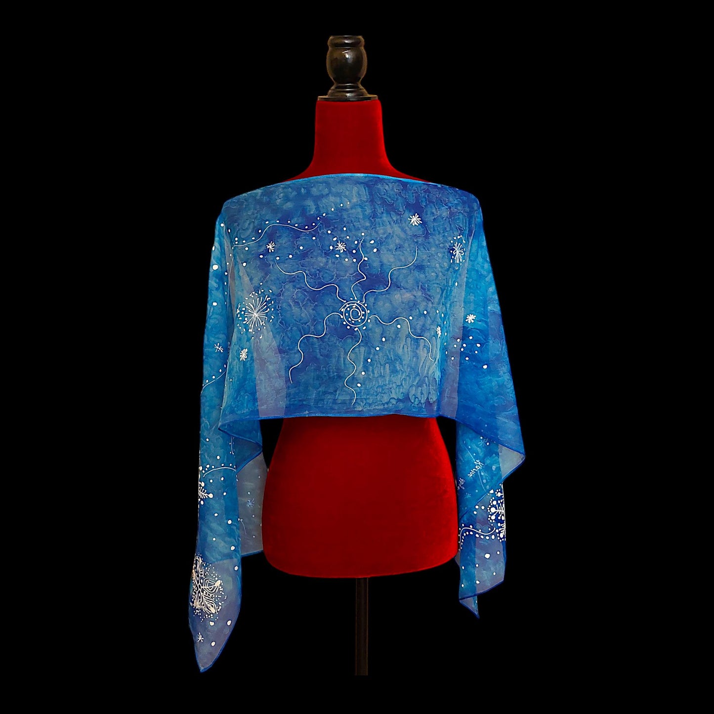 Hand painted Winter scar