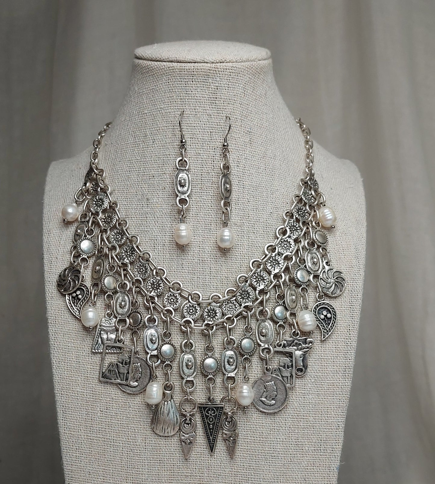Armenian traditional coin necklace