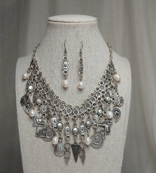 Armenian traditional coin necklace