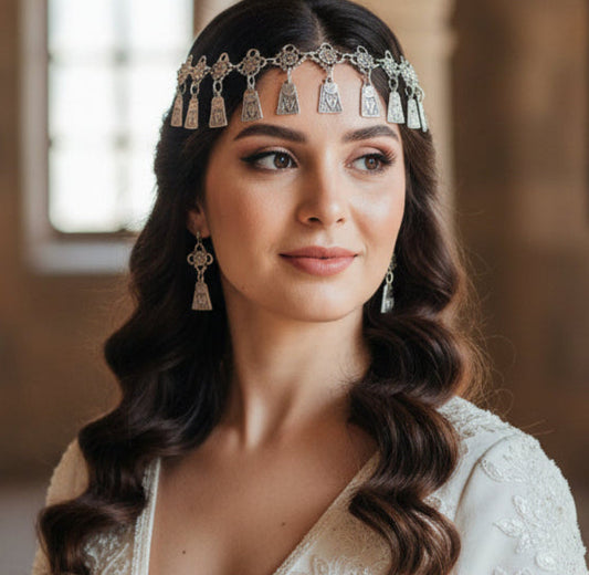 Armenian traditional headpiece for wedding