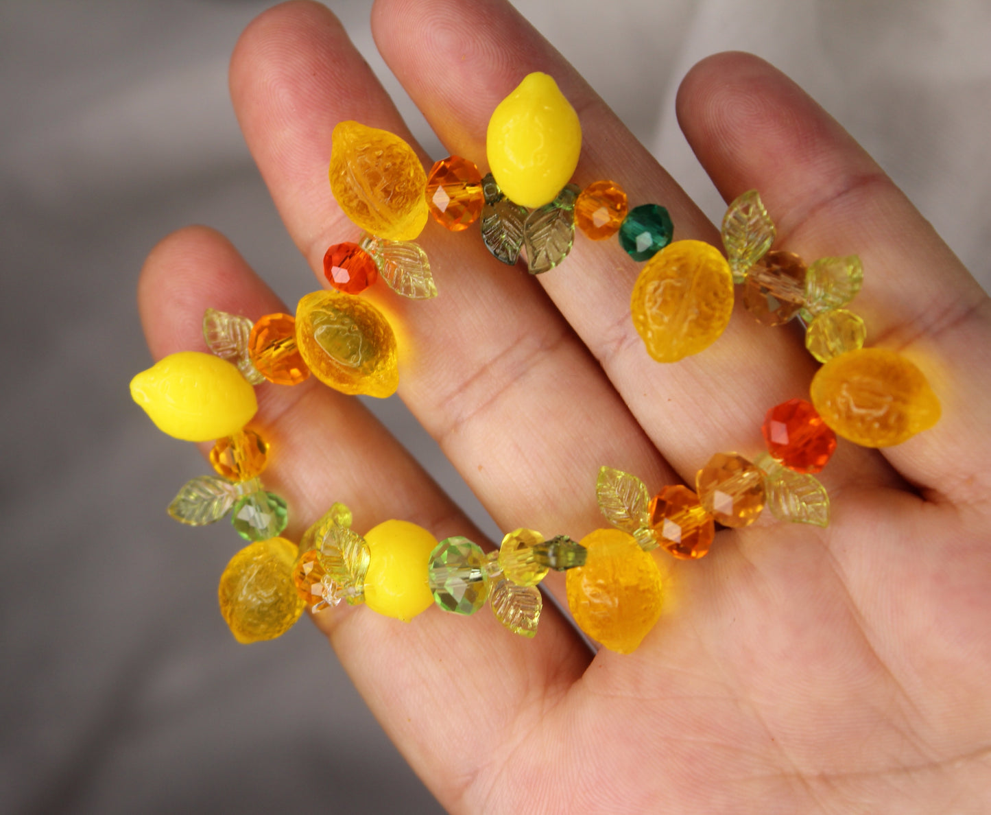 Lemon charms for jewelry making , Ready to make jewelry findings