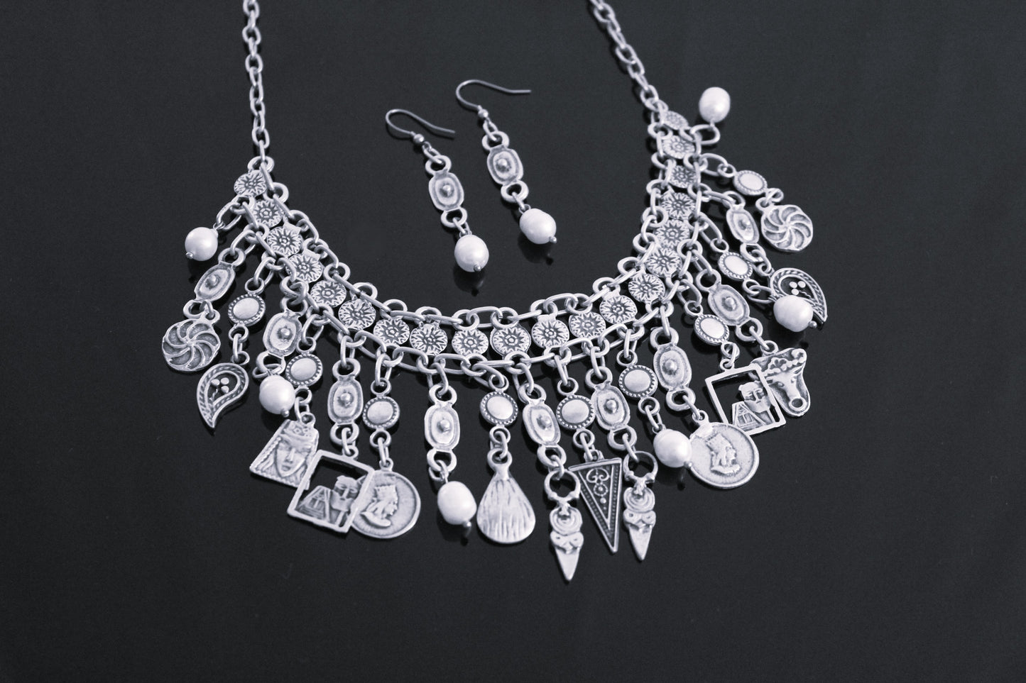 Armenian traditional coin necklace