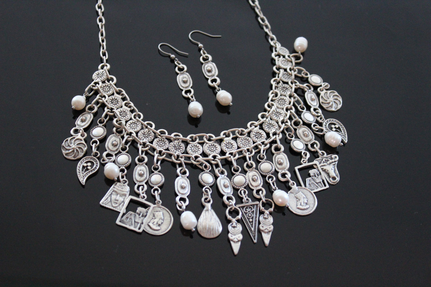 Armenian traditional coin necklace