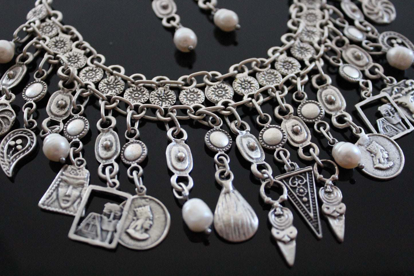 Armenian traditional coin necklace