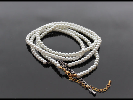 Glass pearl beads stand for jewelry