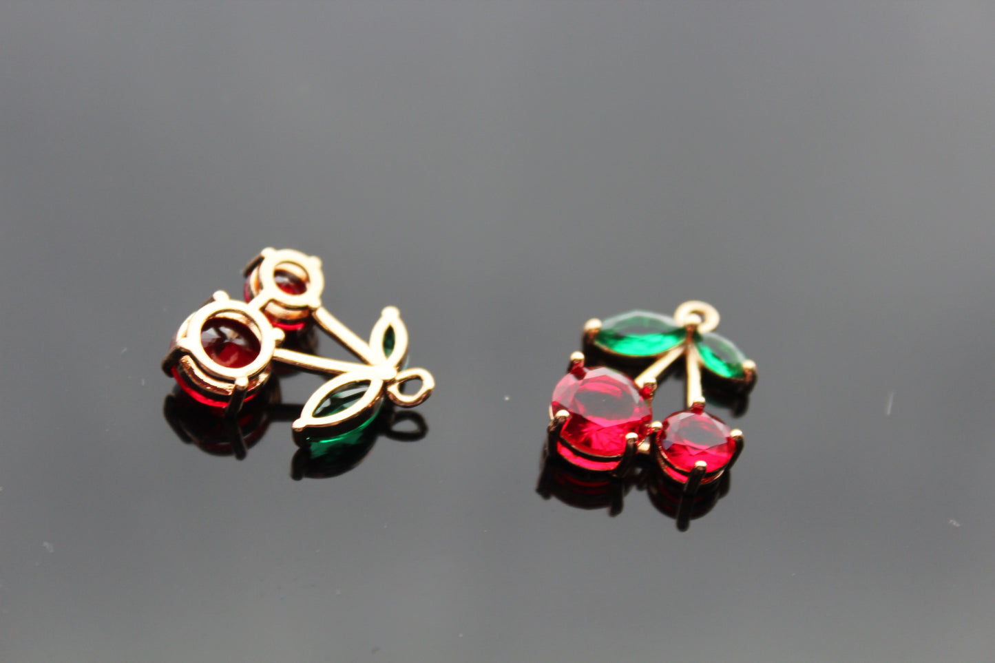 Cherry charms for jewelry making