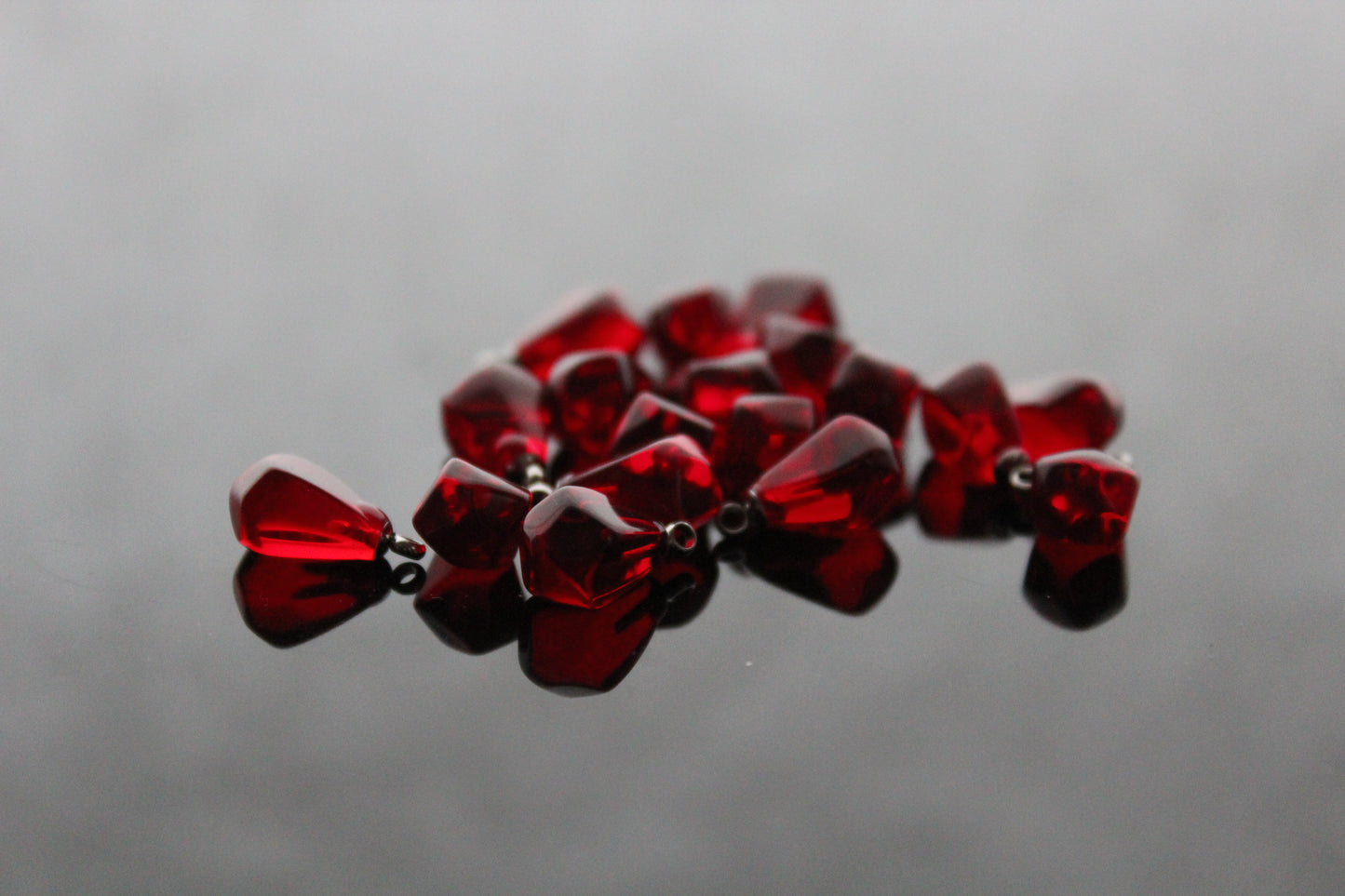 Bulk Hand made glass pomegranate seed beads  for jewelry making