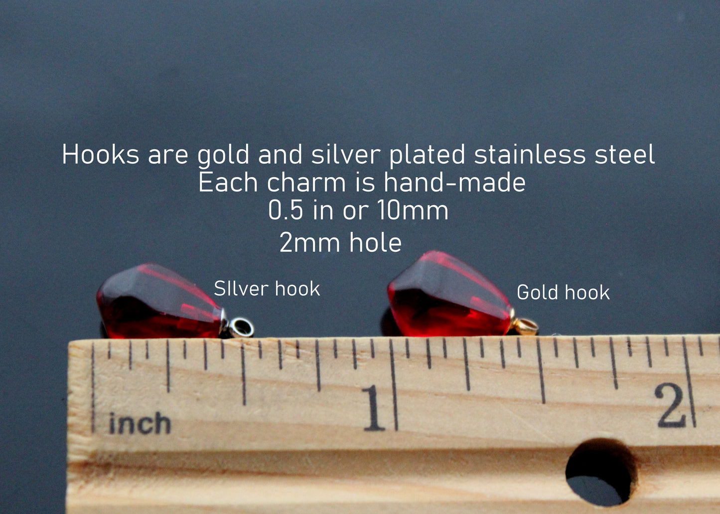 Bulk Hand made glass pomegranate seed beads  for jewelry making
