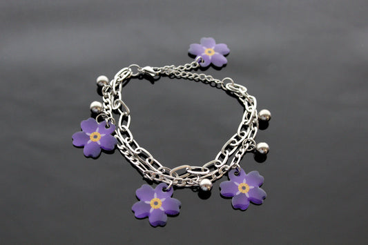 Forget me not bracelet