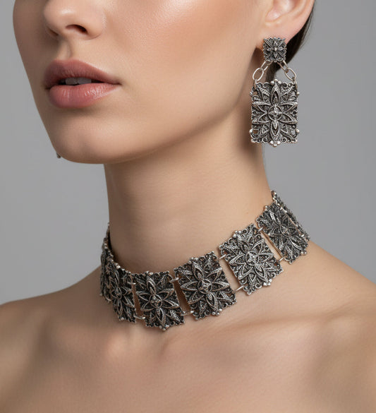 Armenian traditional  necklace and earrings set
