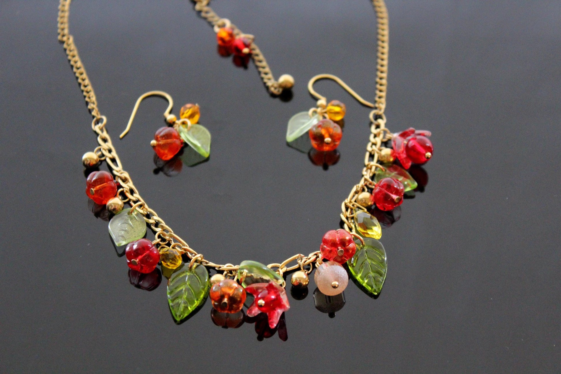 Pumpkin jewelry set