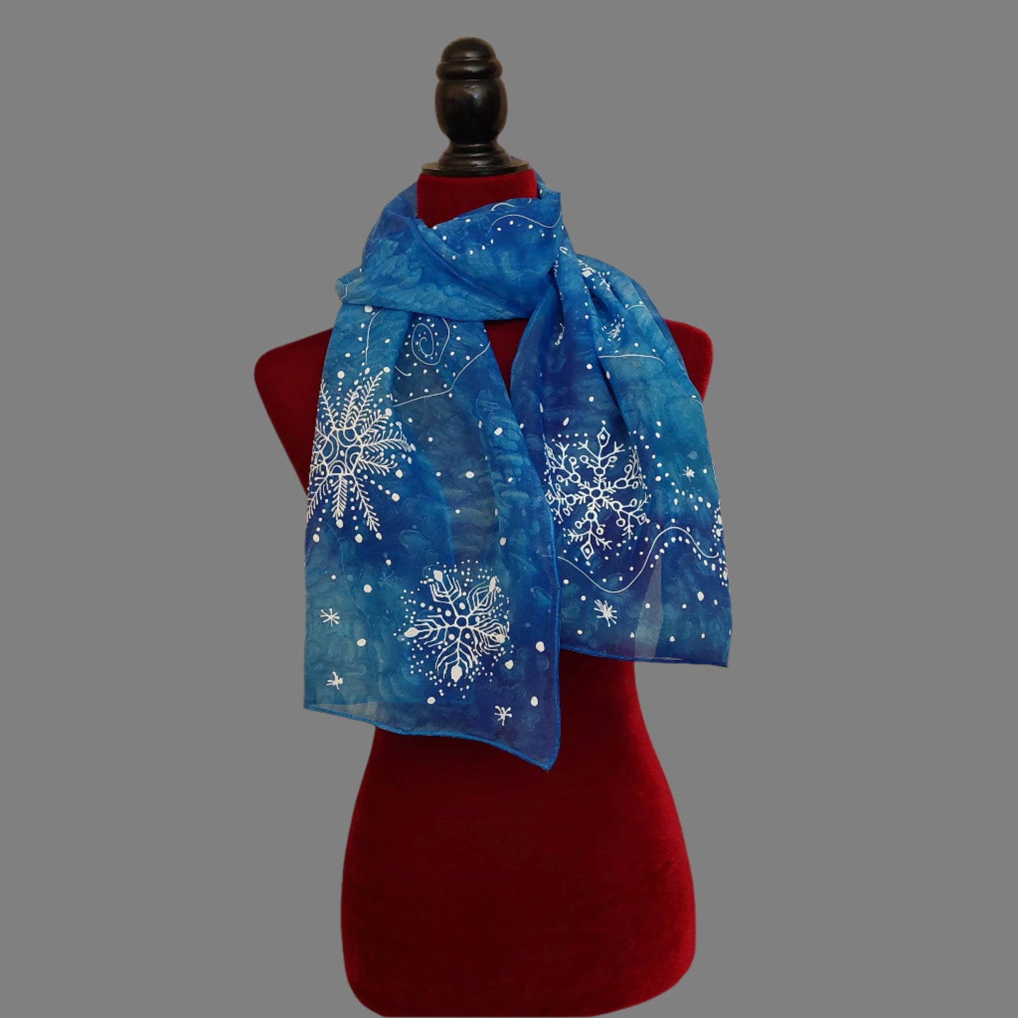 Hand painted Winter scar
