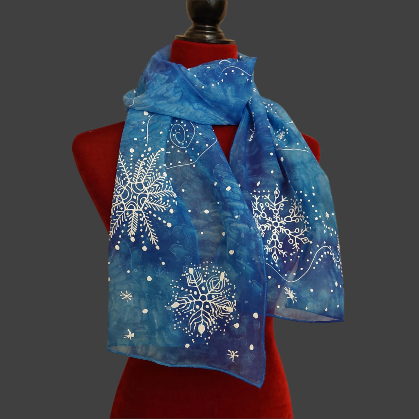 Hand painted Winter scar