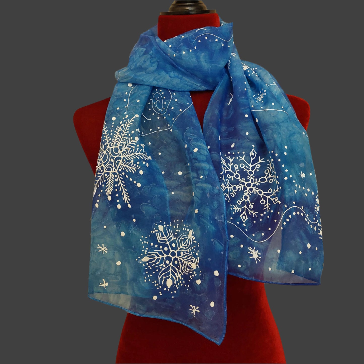 Hand painted Winter scar